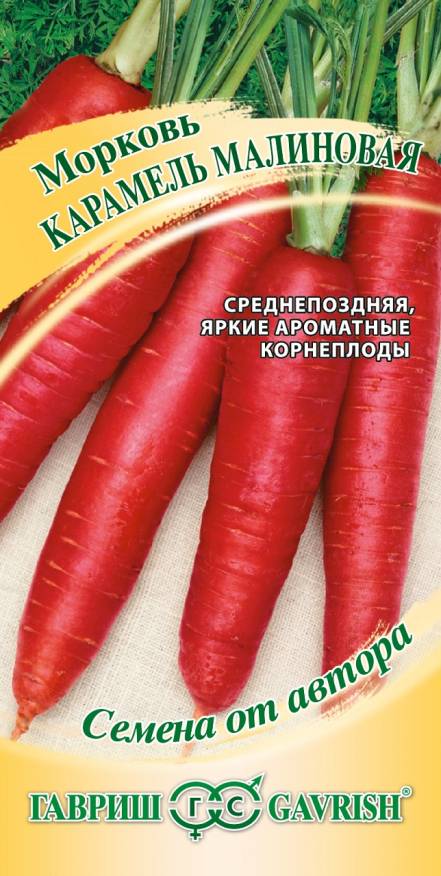 Морковь Карамель малиновая 150 шт. автор.Н21