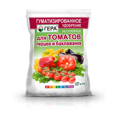 Удобрение Гера для томатов и перцев гуматизированное