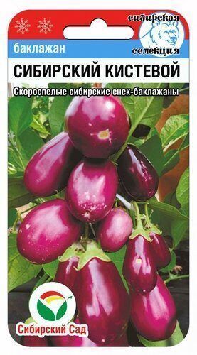 Баклажан Сибирский кистевой, семена